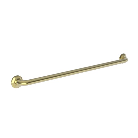 Newport Brass 39" L, Two Post, Solid Brass, 36" Grab Bar in Polished Brass  Uncoated (Living) 1200-3936/03N